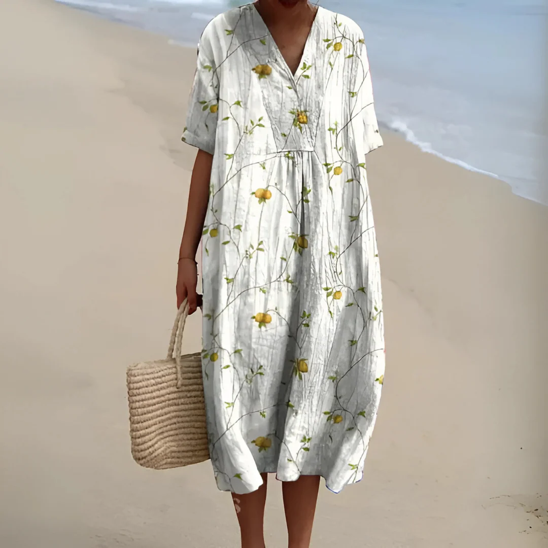 Robe Fleurie Bohème – Coupe Ample et Tissu Léger pour l’Été - Image 7