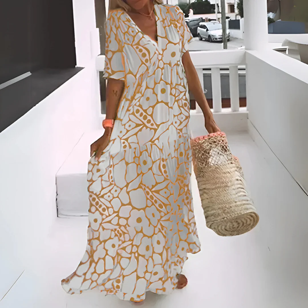 Robe longue fluide à fleurs - Image 6