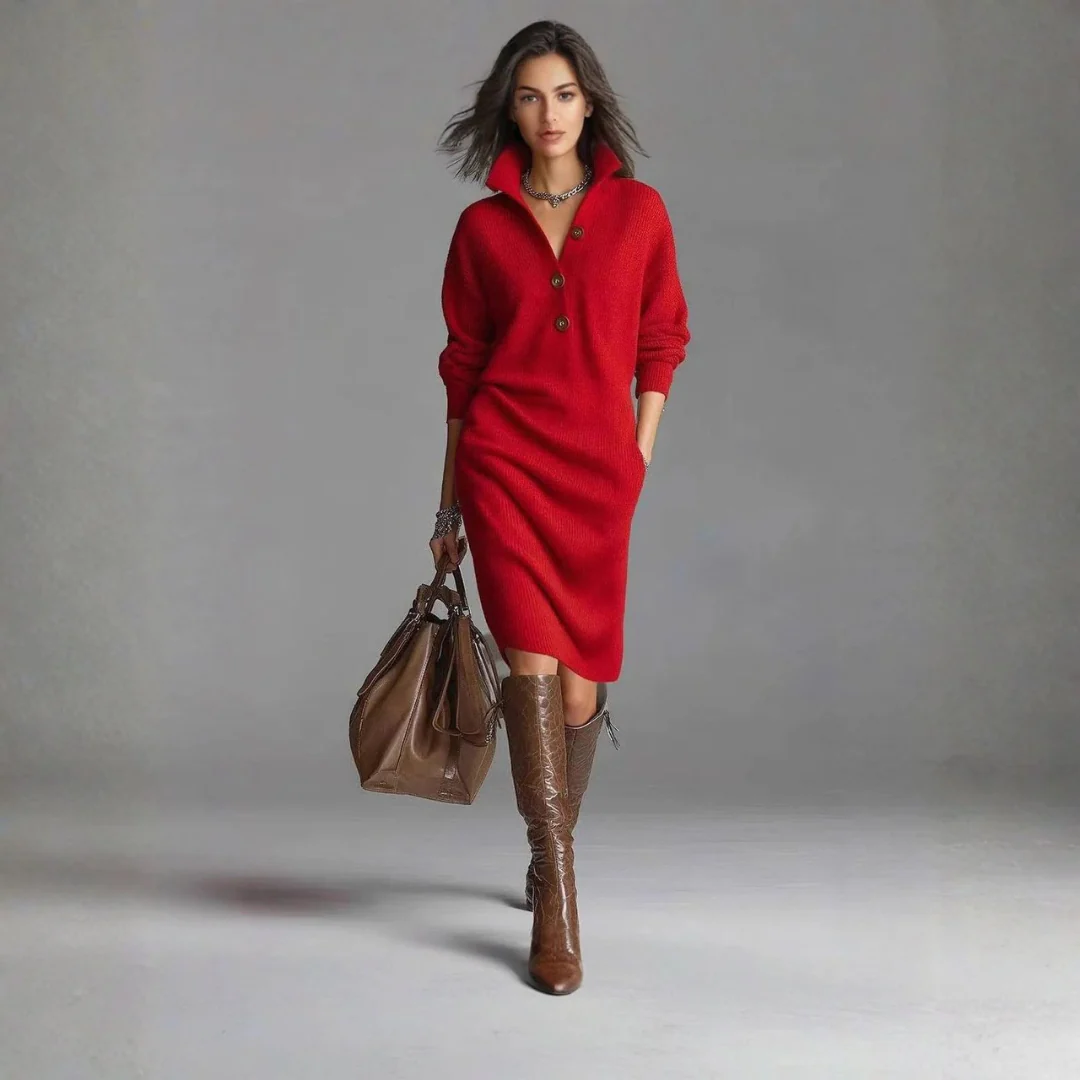 Robe Pull ĂlĂ©gante Femme - Image 3