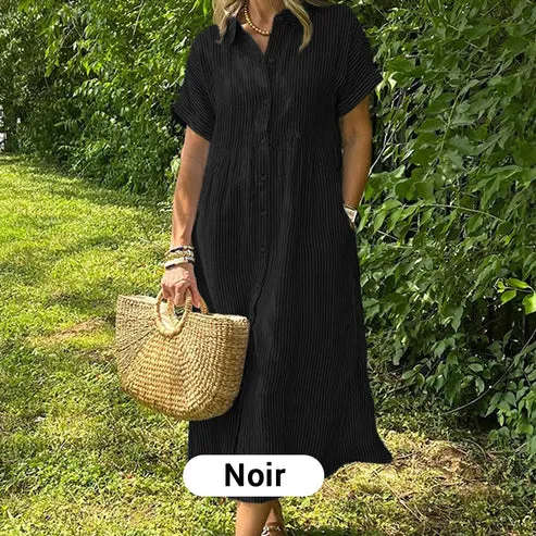 Longues chemise rayée pour femme - Image 3