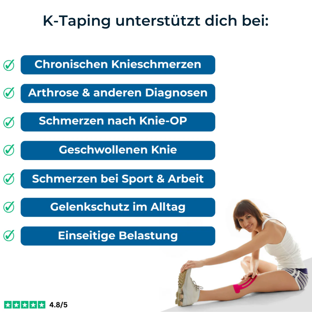 Ruban de K-Taping auto-adhésif pour soulagement musculaire - Image 8