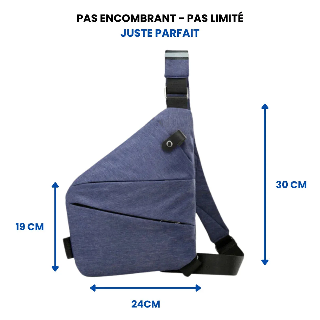 Sac Bandoulière Anti-Vol avec RFID - Image 3