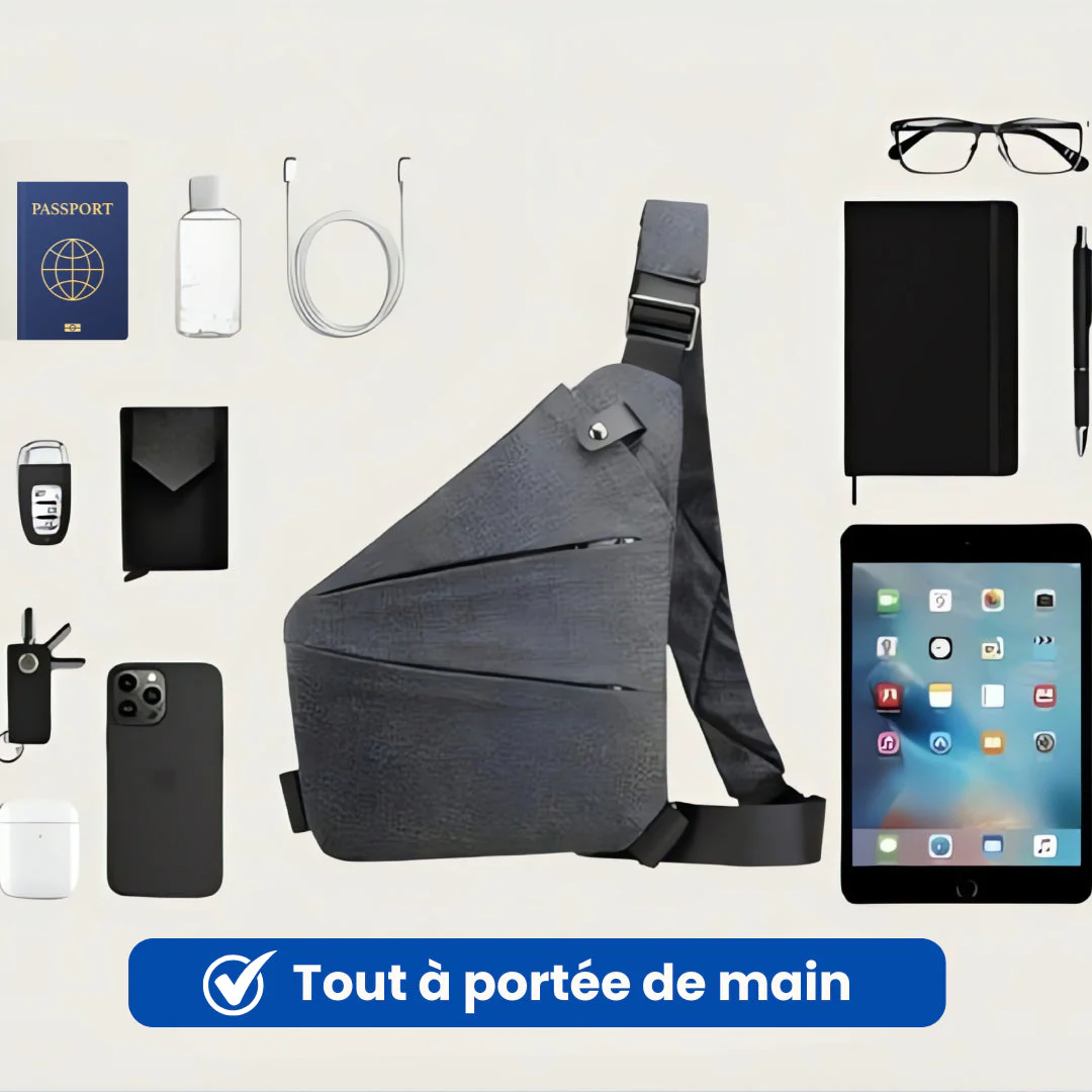 Sac Bandoulière Anti-Vol avec RFID - Image 4
