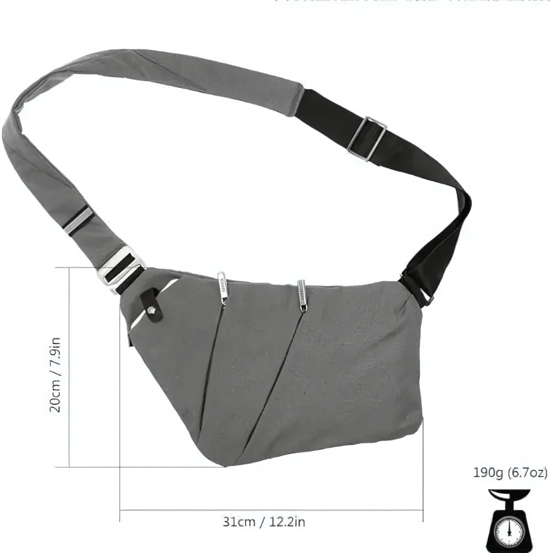 Sac compact antivol à bandoulière – Unisexe & sécurisé - Image 7