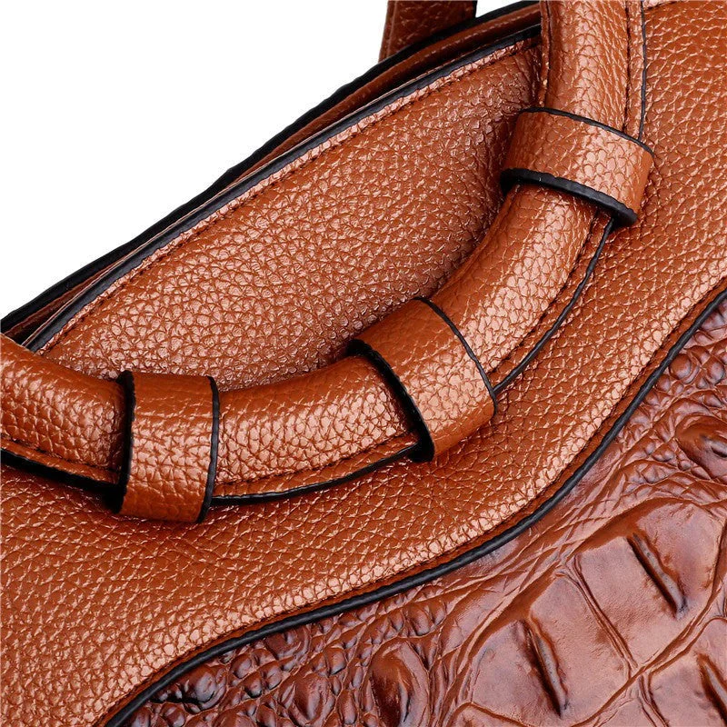 Sac à main en cuir texturé - Image 3
