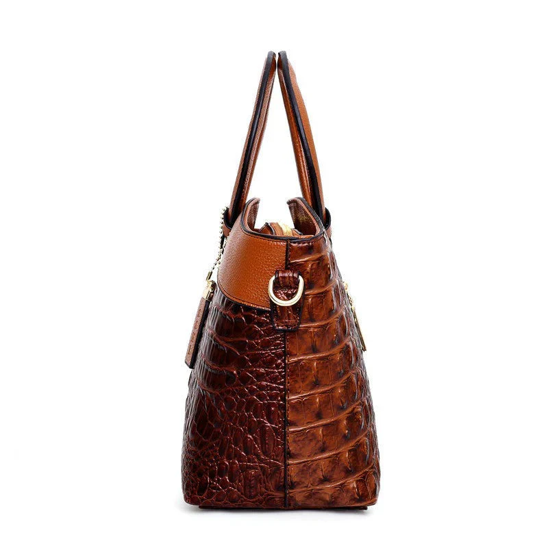 Sac à main en cuir texturé - Image 4