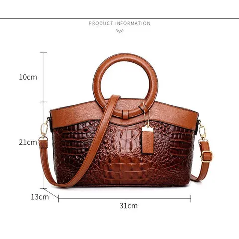 Sac à main en cuir texturé - Image 6
