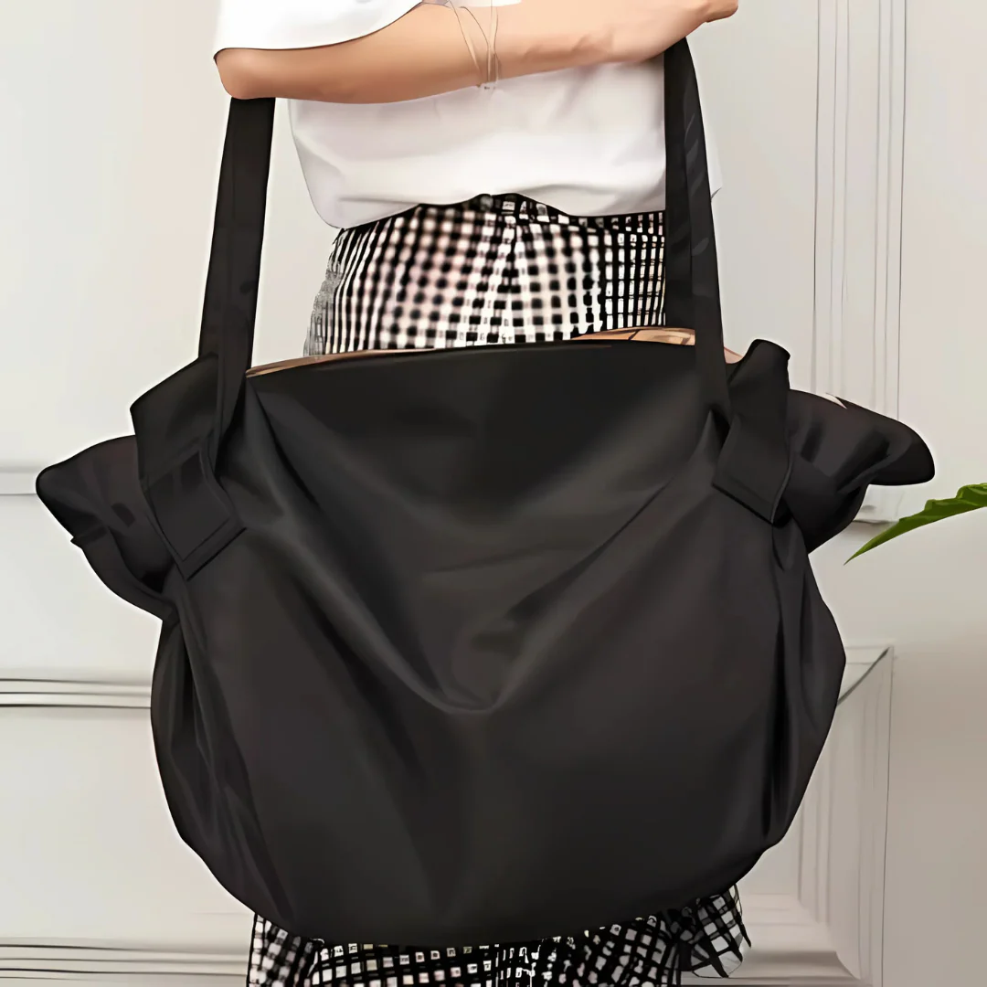Sac de courses pliable avec fermeture éclair - Image 2