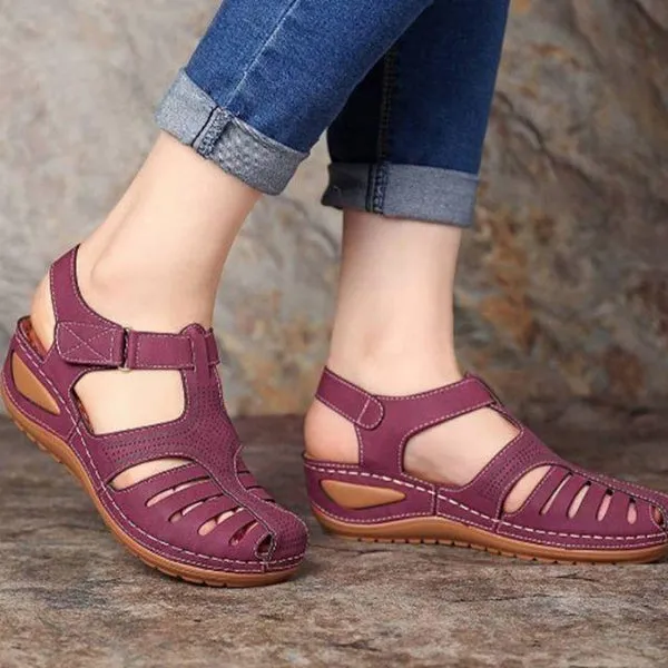 Sandales en cuir légères et confortables pour femme - Image 5