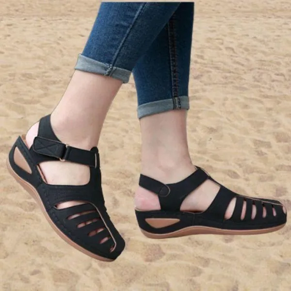 Sandales en cuir légères et confortables pour femme - Image 6