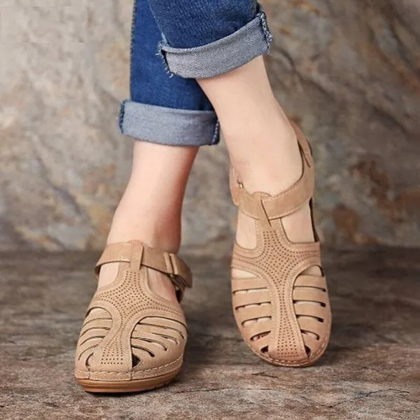 Sandales en cuir légères et confortables pour femme - Image 7
