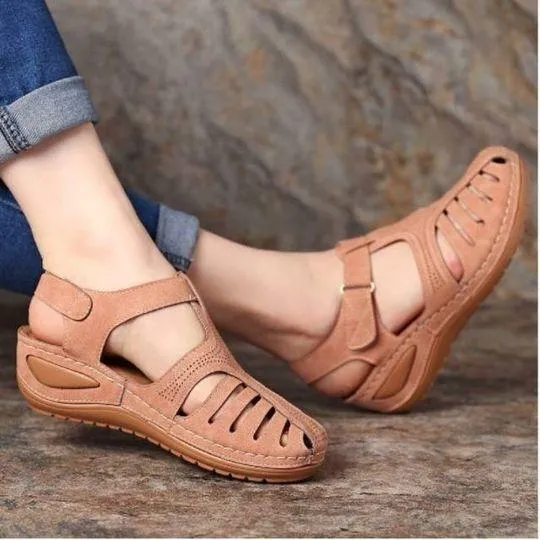 Sandales en cuir légères et confortables pour femme - Image 8