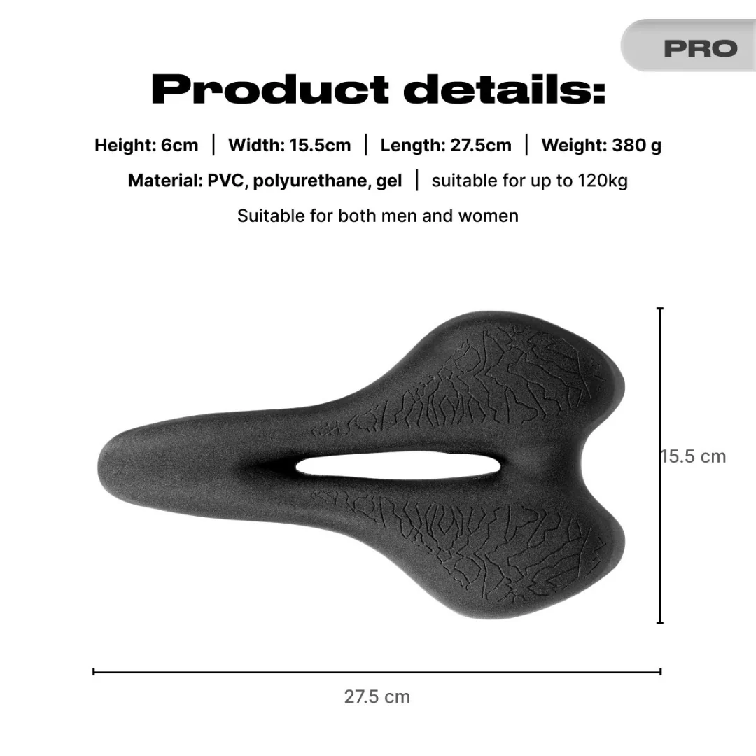 Selle vélo ergonomique anti-pression confortable - Image 6