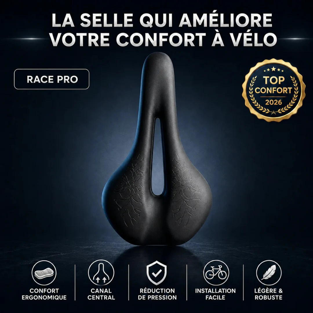 Selle de vélo ergonomique confort longue distance - Image 3