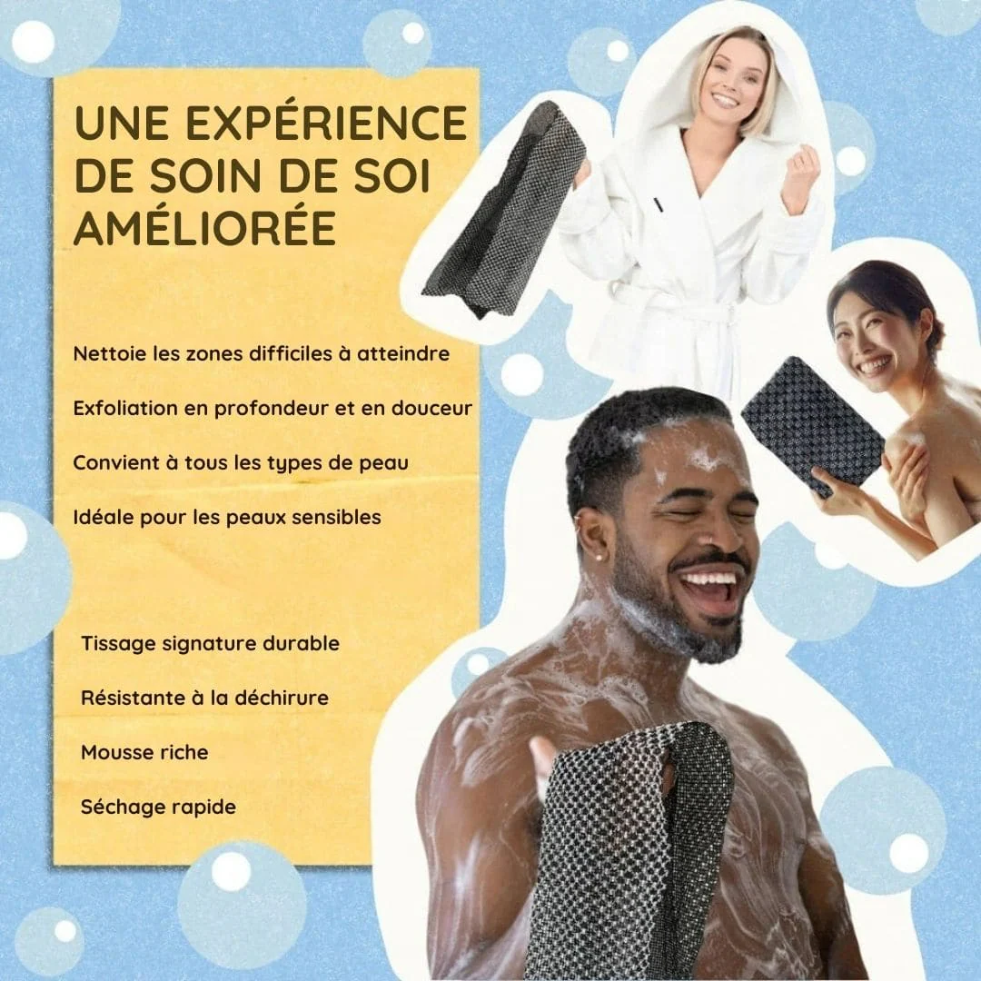 Serviette Exfoliante pour Douche - Image 7