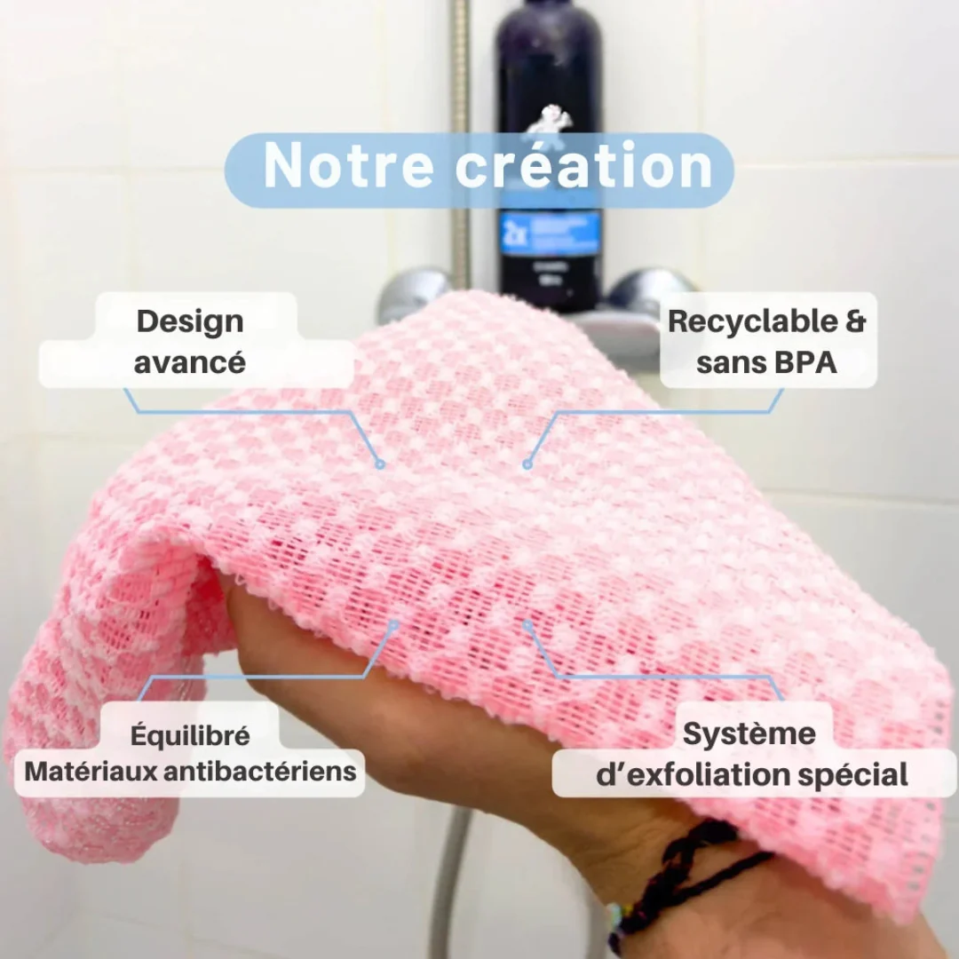 Serviette exfoliante douche - Image 10