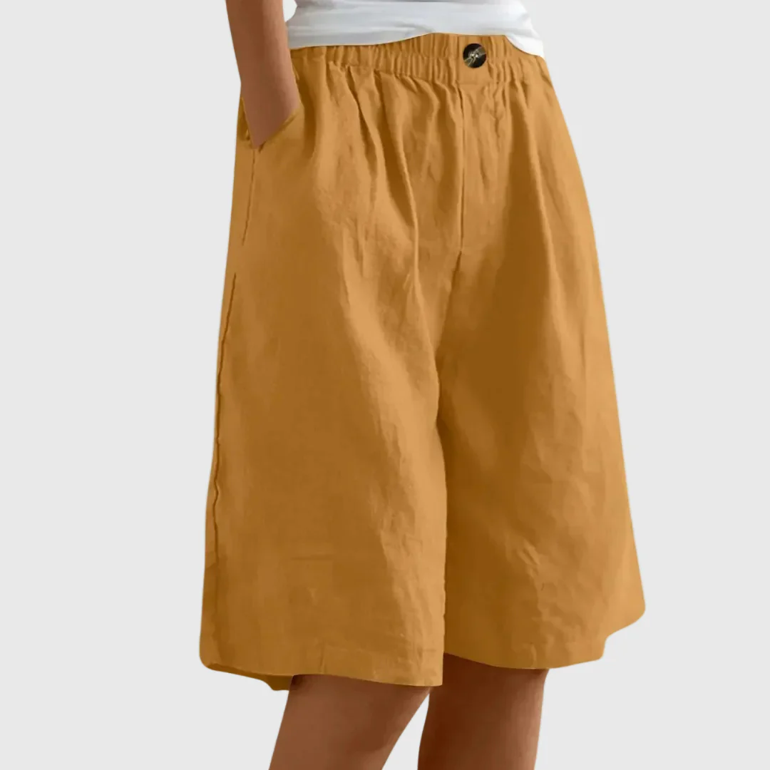 Short Ample Femme Taille Élastique - Image 13