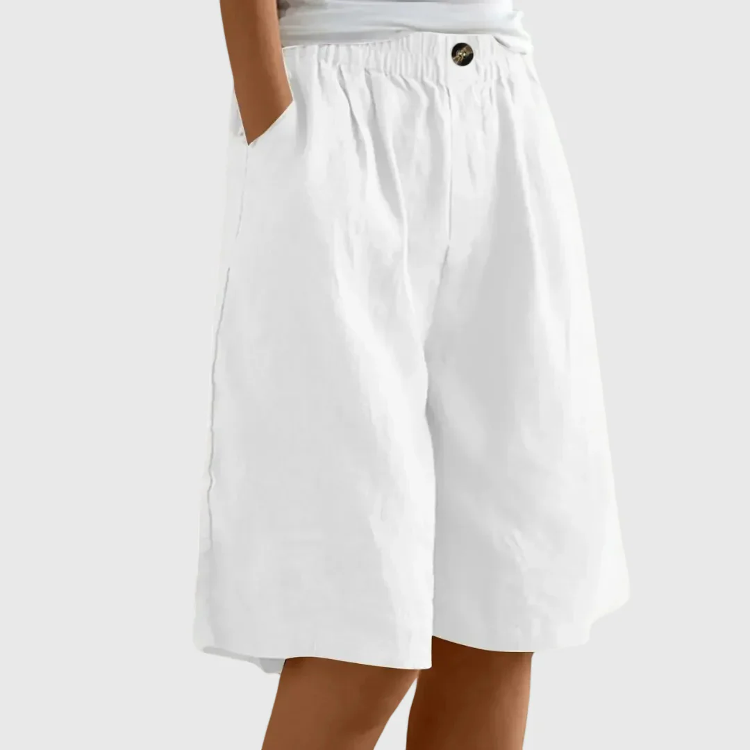 Short Ample Femme Taille Élastique - Image 5
