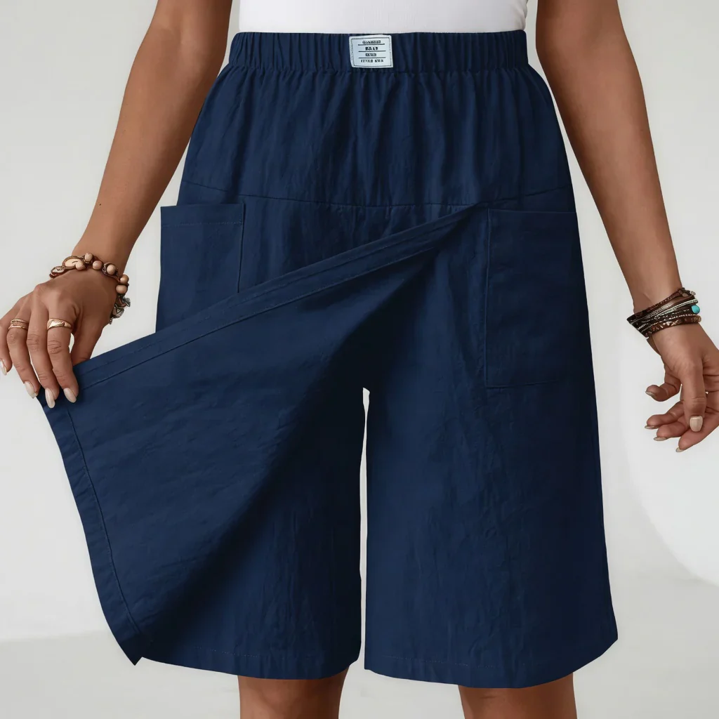 Short taille élastique avec poches - Image 5