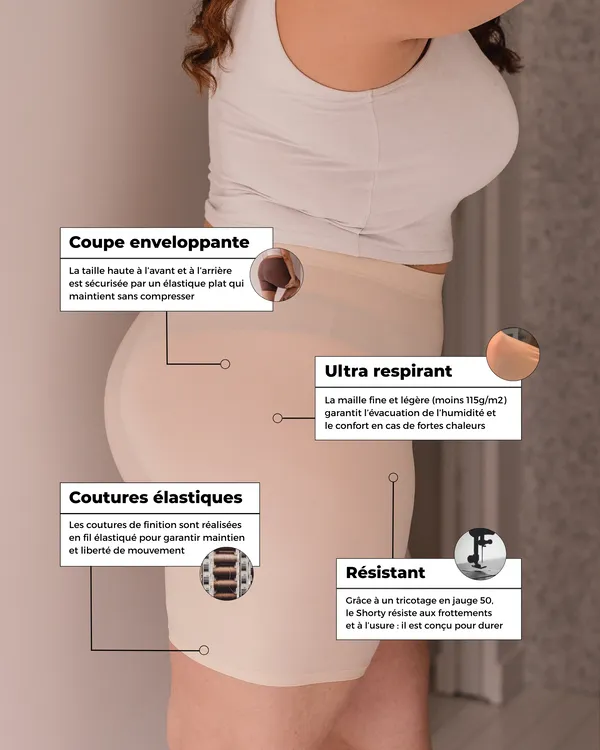 Shorty gainant long – confort et maintien au quotidien - Image 6