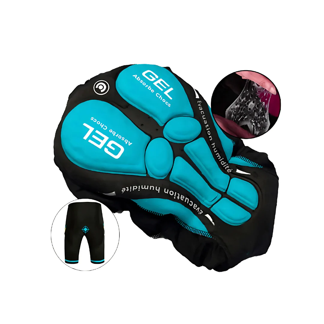 Cuissard sous-vêtement gel cyclisme VTT confort pro