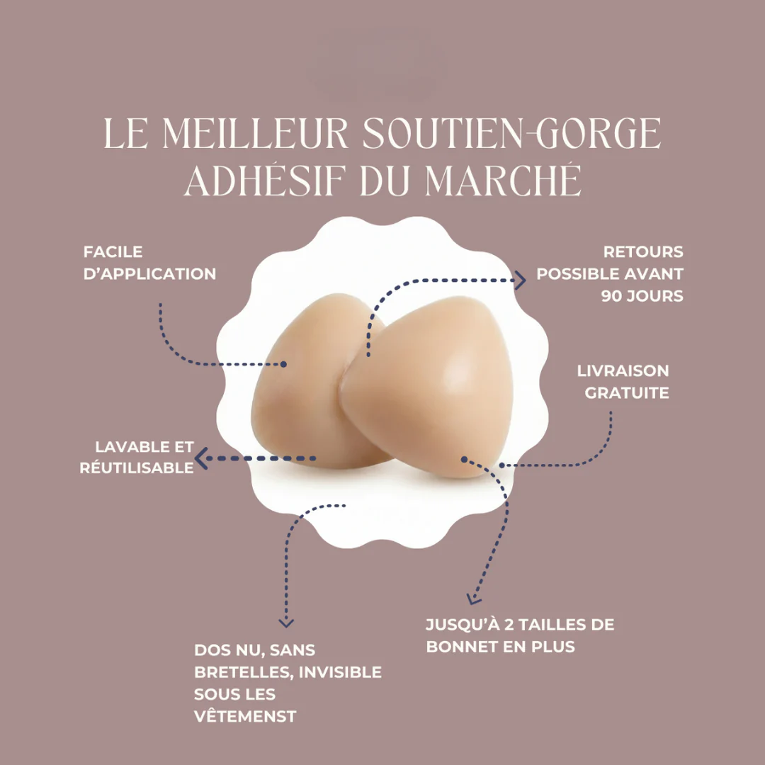 Soutien-gorge adhésif invisible - Image 4
