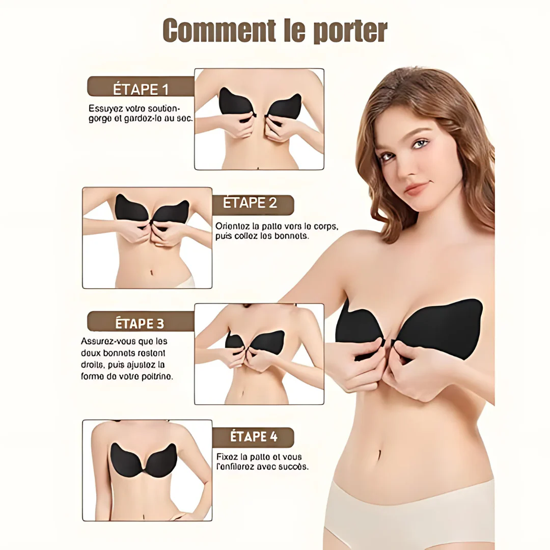 Soutien-gorge invisible push-up réutilisable - Image 8
