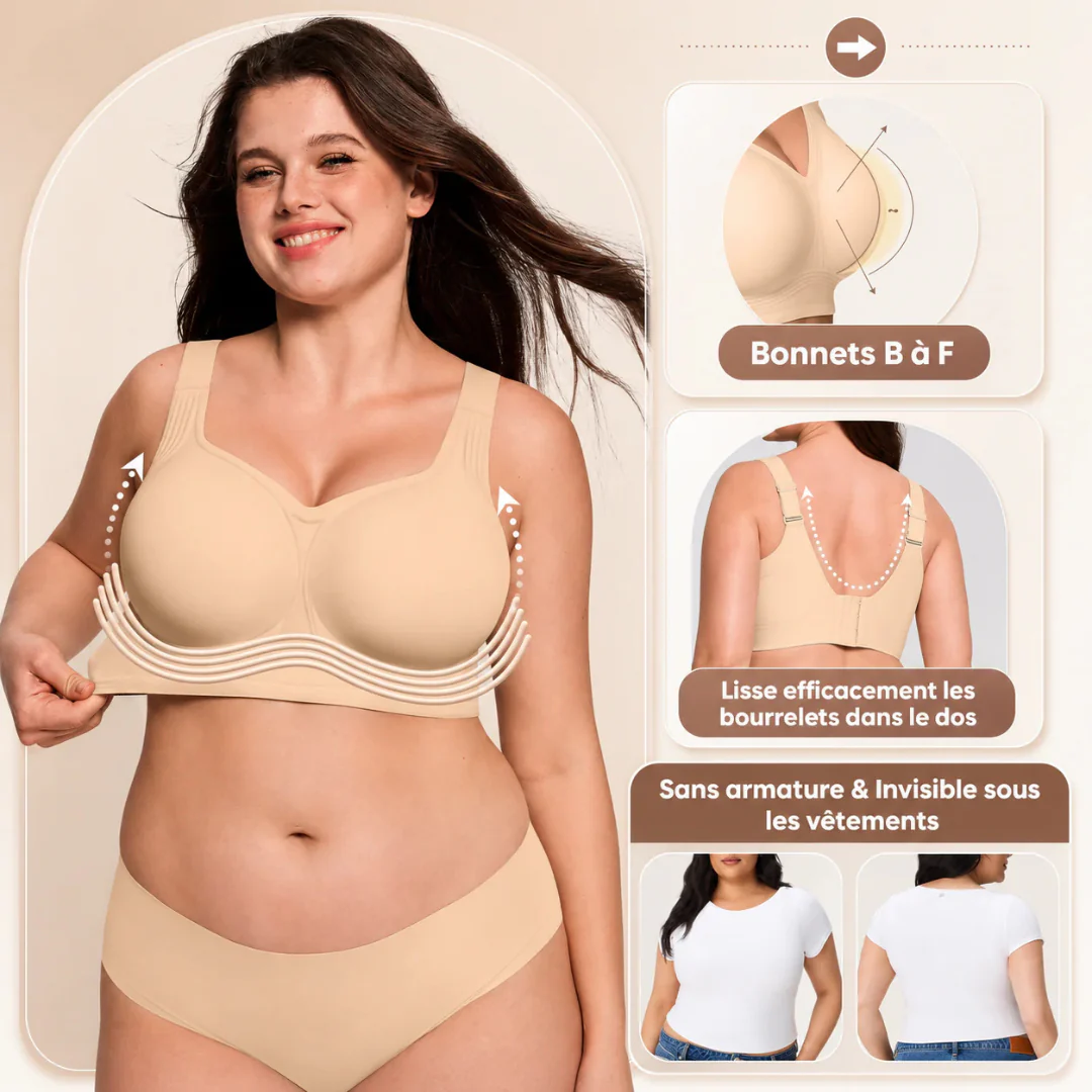 Soutien-gorge invisible sans armatures confort seconde peau - Image 2