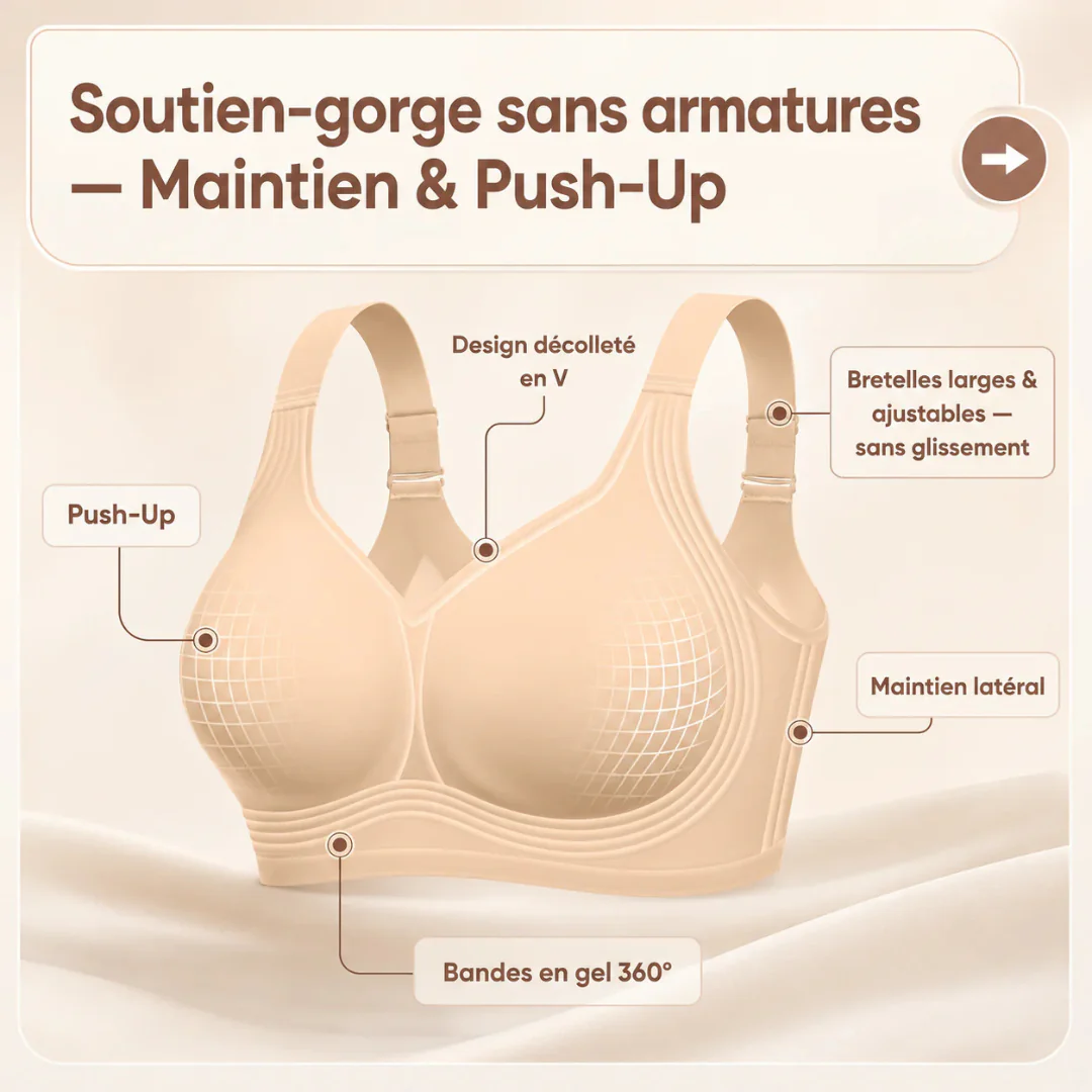 Soutien-gorge invisible sans armatures confort seconde peau - Image 4