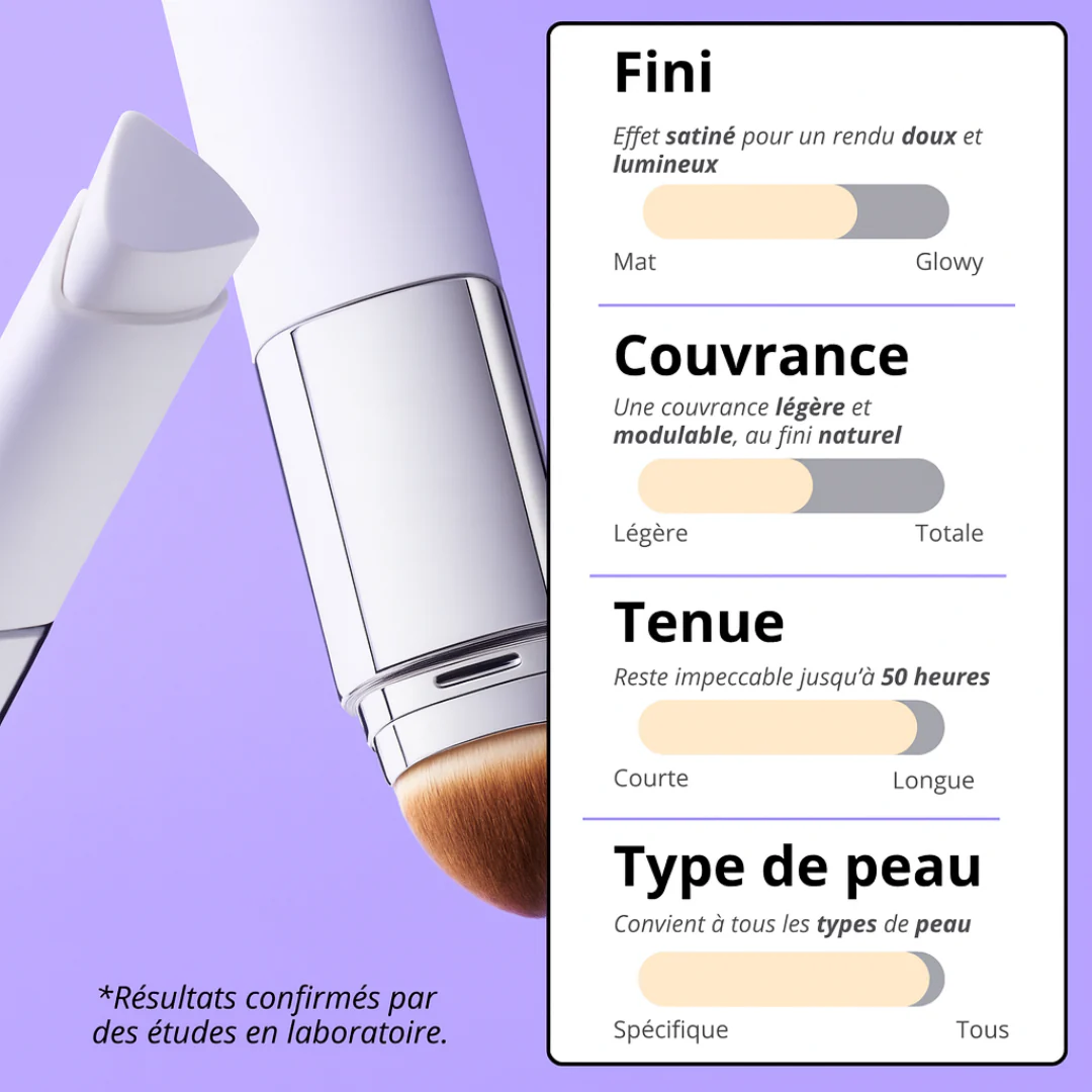 Stick fond de teint avec pinceau intégré - Image 3