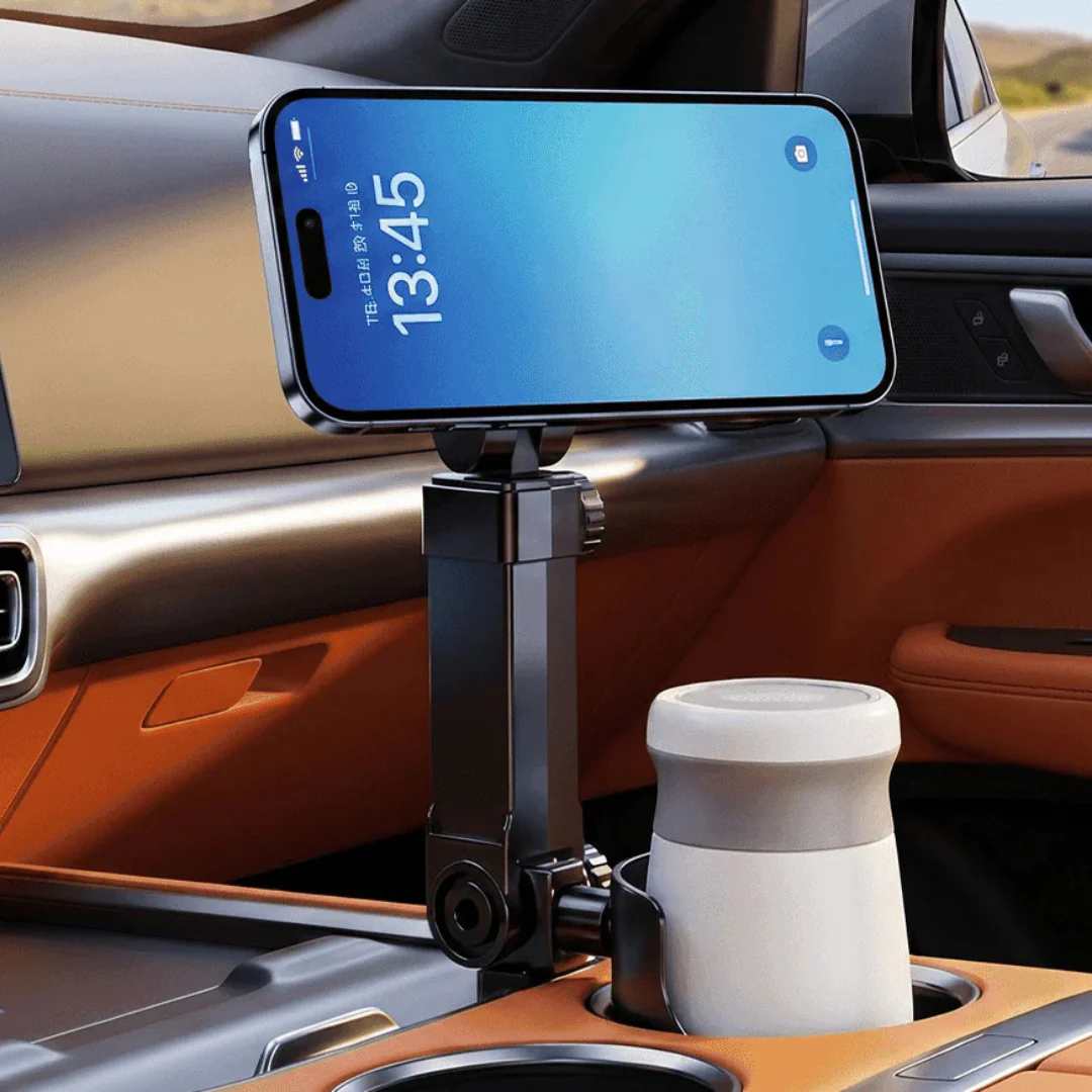 Support téléphone porte-gobelet voiture ajustable - Image 4
