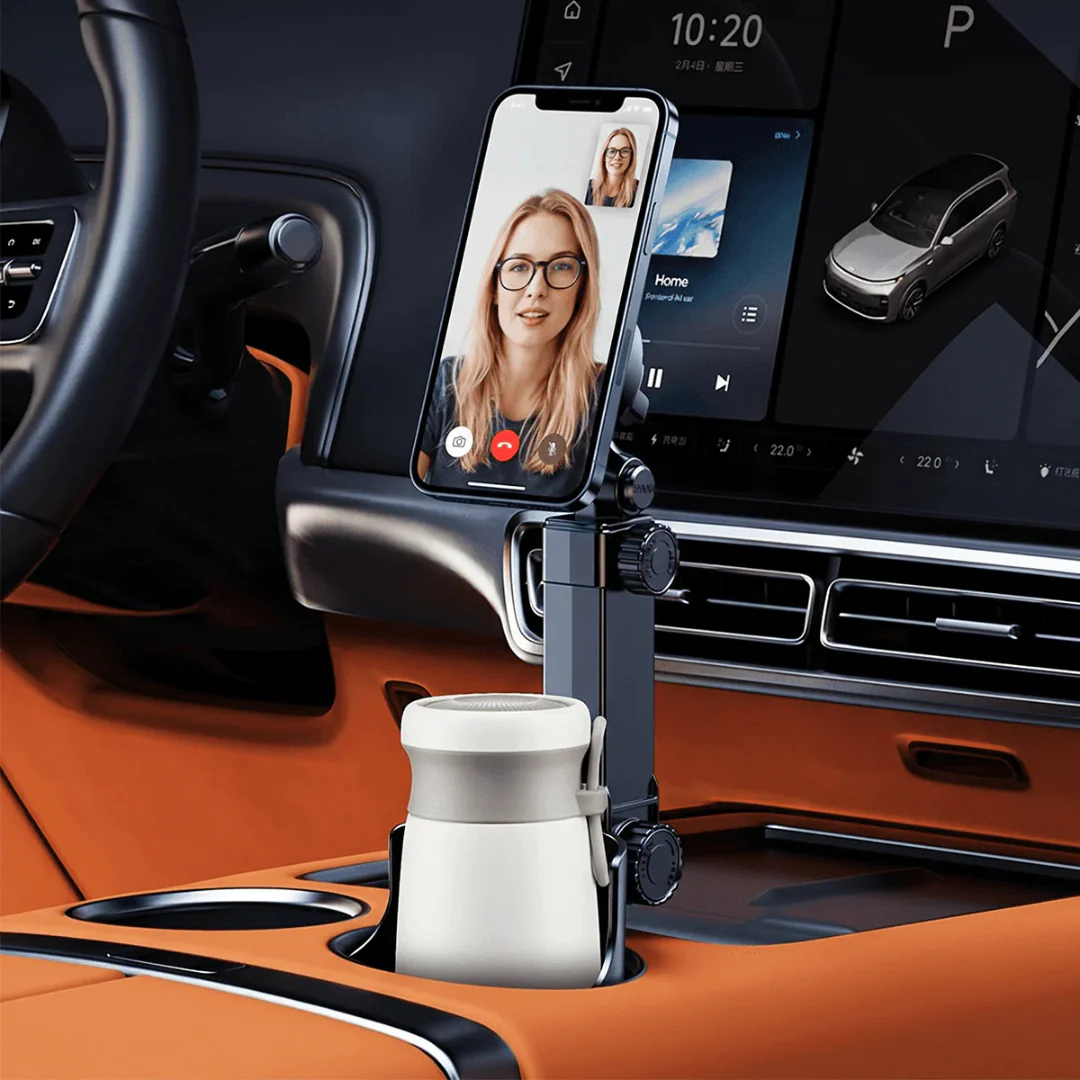 Support téléphone porte-gobelet voiture ajustable - Image 5