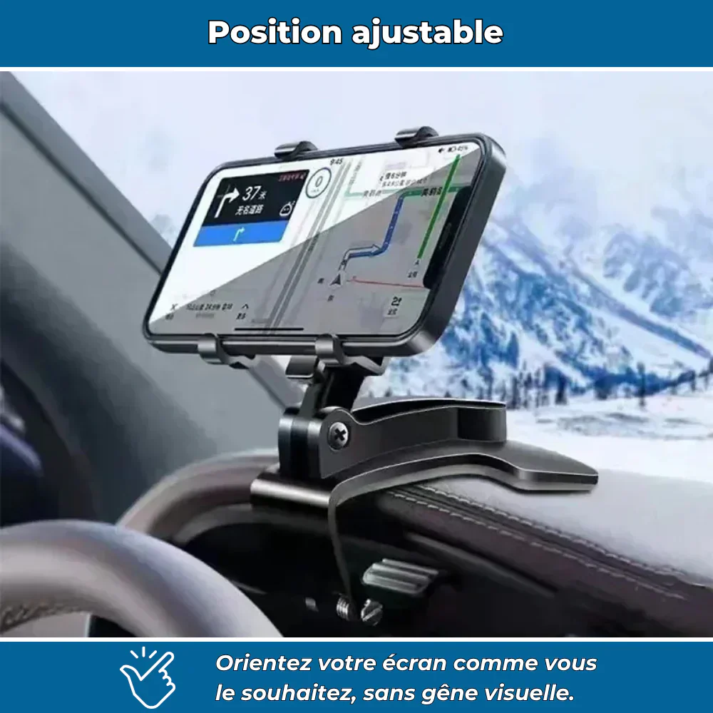 Support de téléphone rotatif pour tableau de bord - Image 4