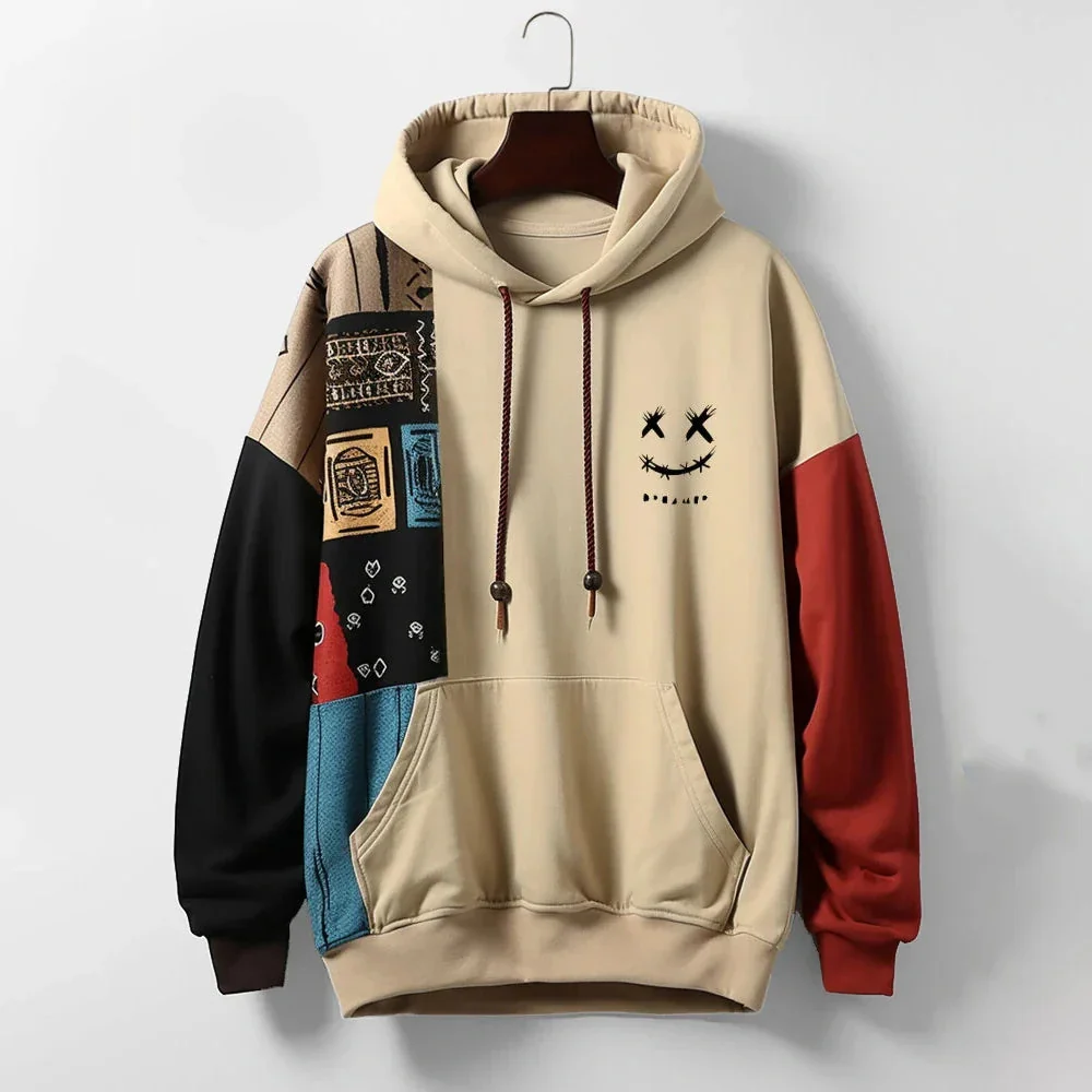 Sweat à capuche contrasté pour homme - Image 5