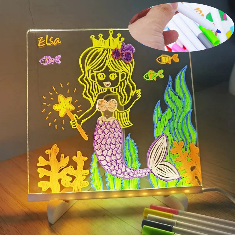 Tablette à dessin LED avec couleurs - Image 5