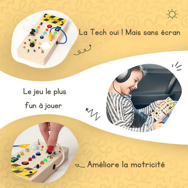 Tableau d'activités Montessori interactif avec LED - Image 4