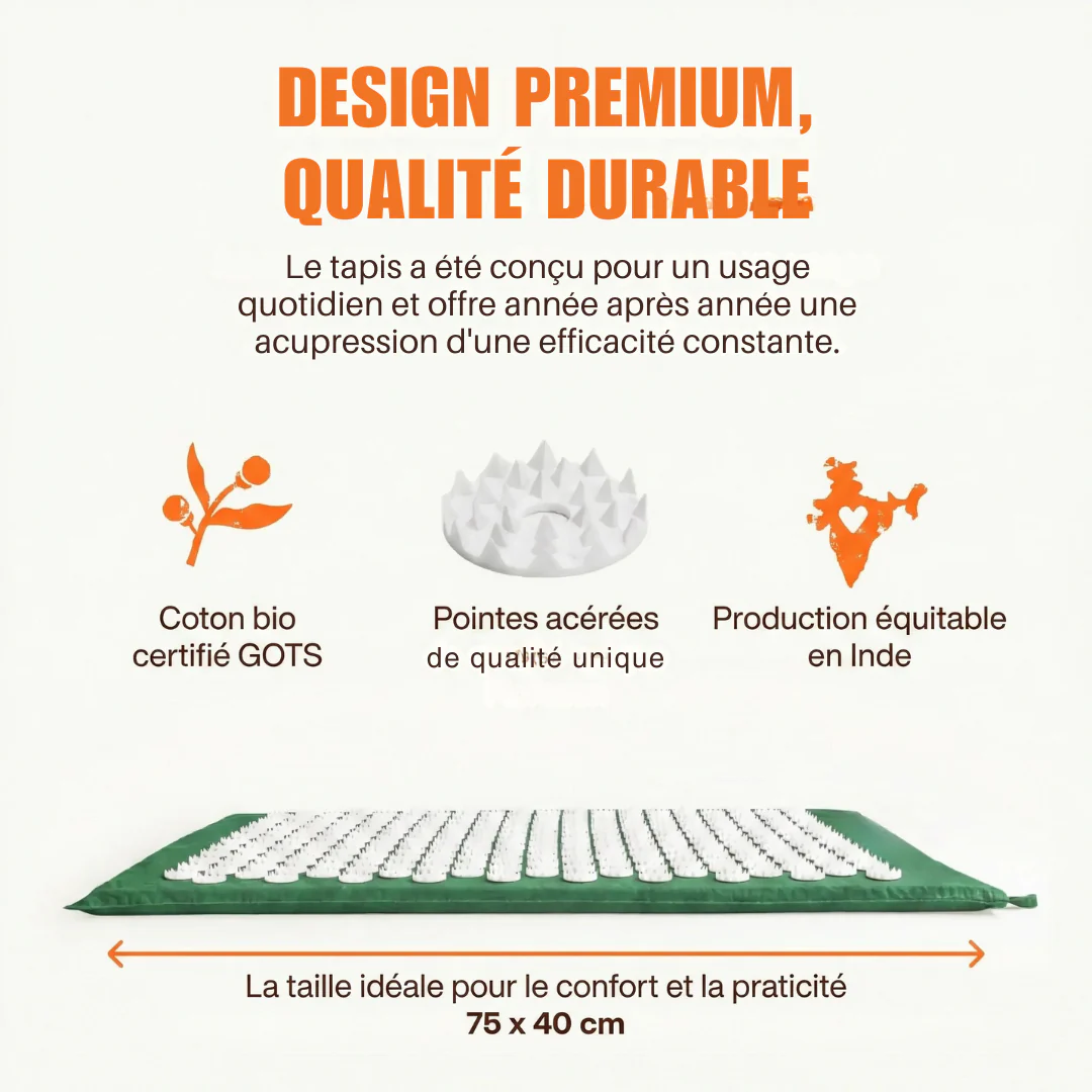 Tapis d'acupression pour soulagement et relaxation - Image 7