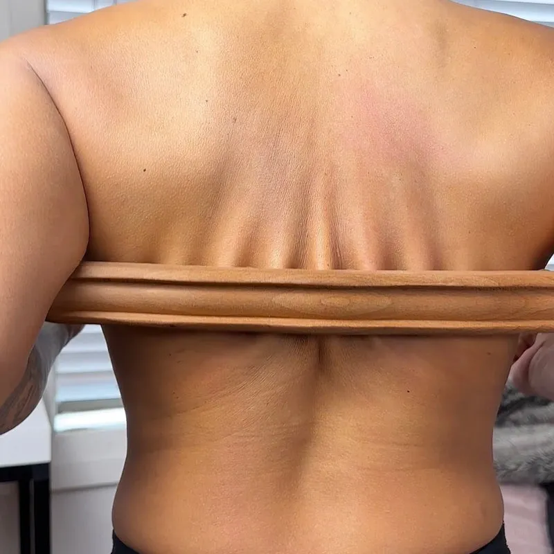 Bâton en bois pour la thérapie Gua-Sha