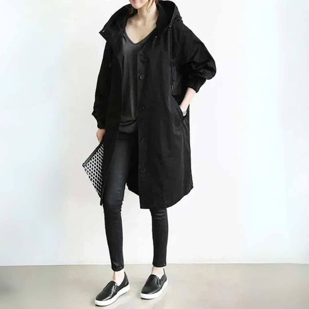 Trench-coat long élégant femme - Image 3