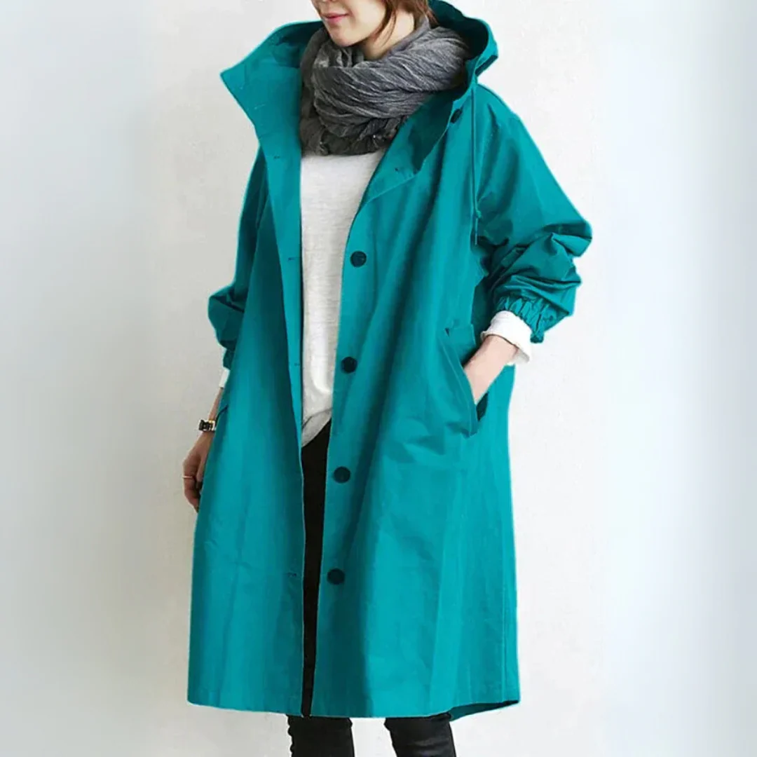 Trench-coat long élégant femme - Image 9
