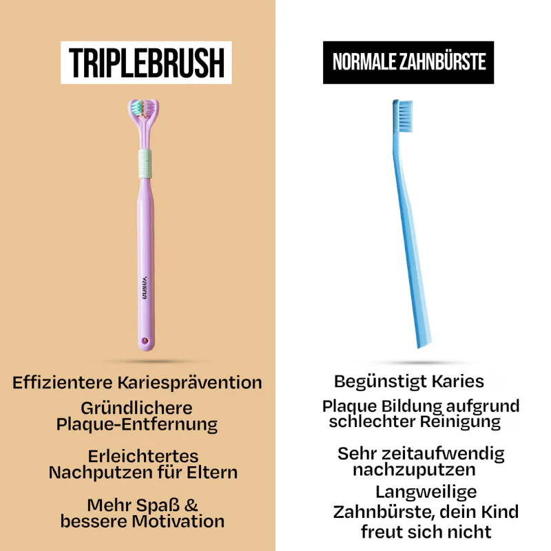 (4 pièces) TripleBrush pour enfants 1-14 ans - Image 8