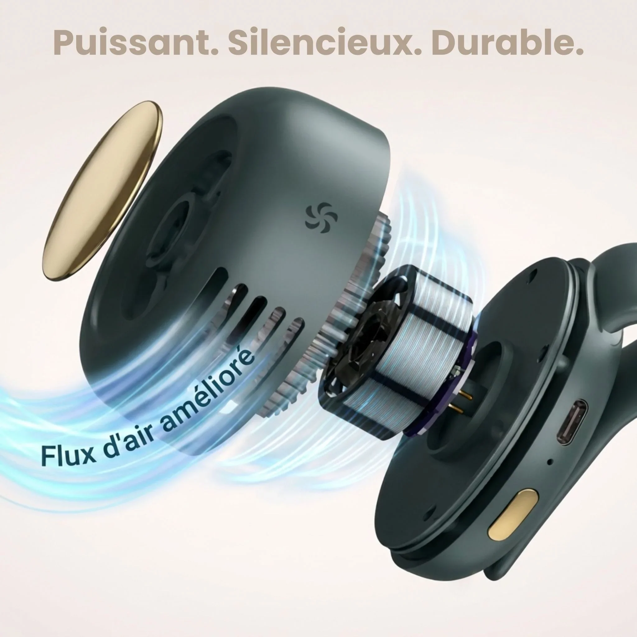 Ventilateur portable à clip USB - Image 11