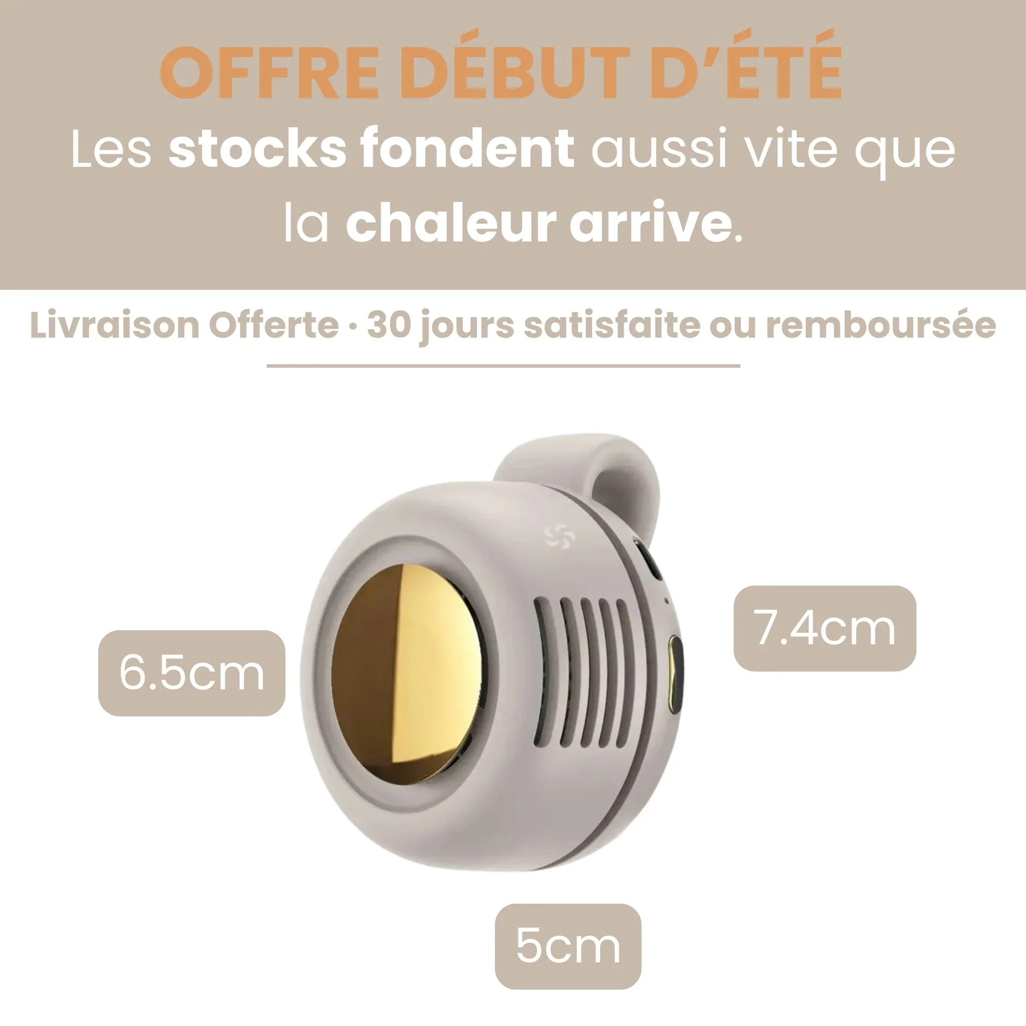 Ventilateur portable à clip USB - Image 7