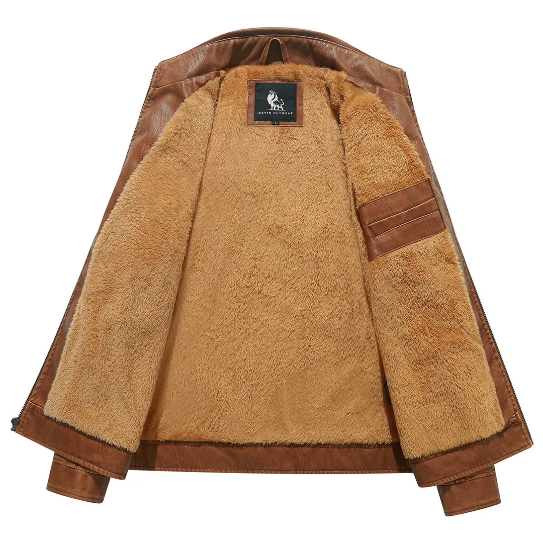 Blouson aviateur en cuir véritable - Image 17