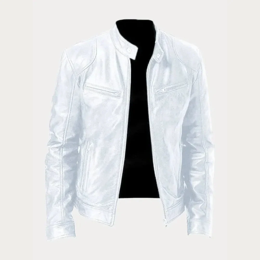 Blouson en cuir pour homme - Image 10