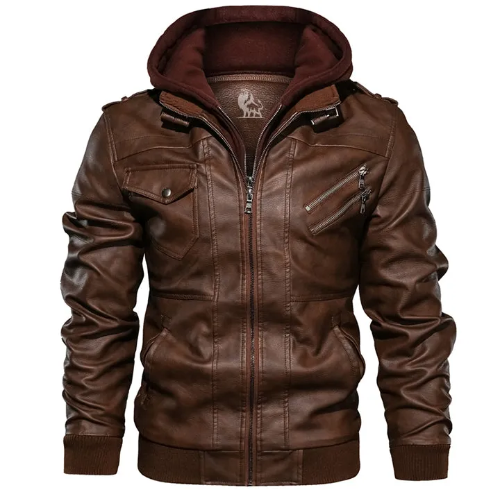 Veste en cuir pour homme - Image 10