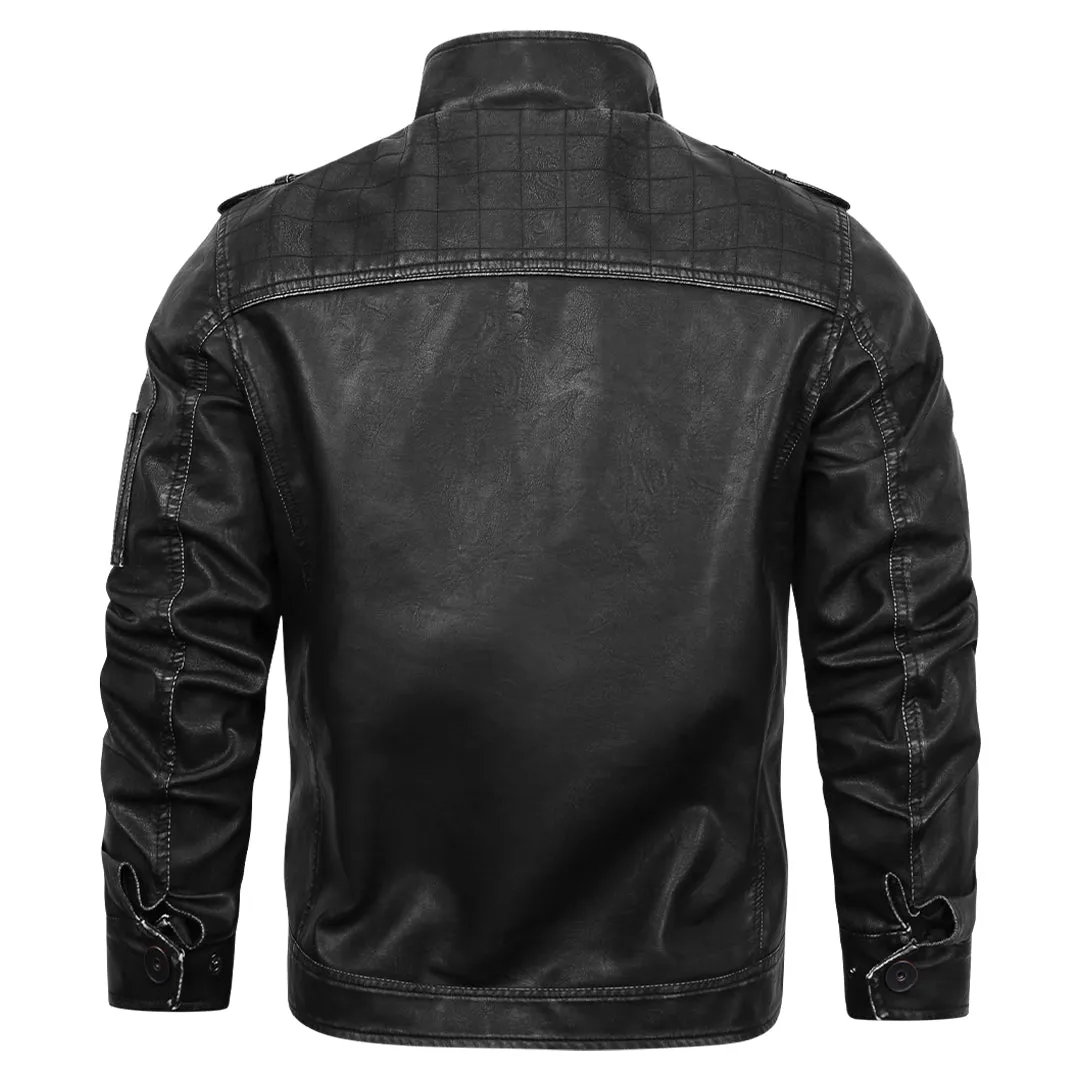 Veste en cuir pour homme - Image 6