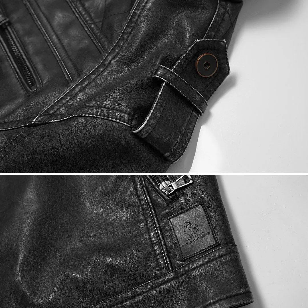 Veste en cuir pour homme - Image 7