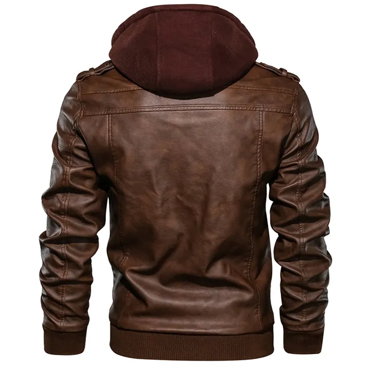 Veste en cuir pour homme - Image 9