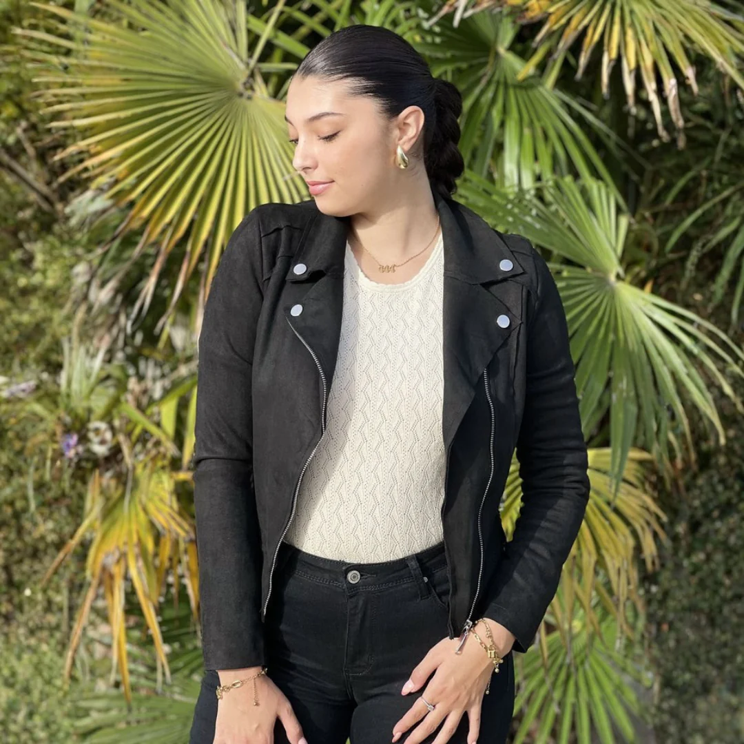 Veste en Cuir Souple pour Femme - Image 6